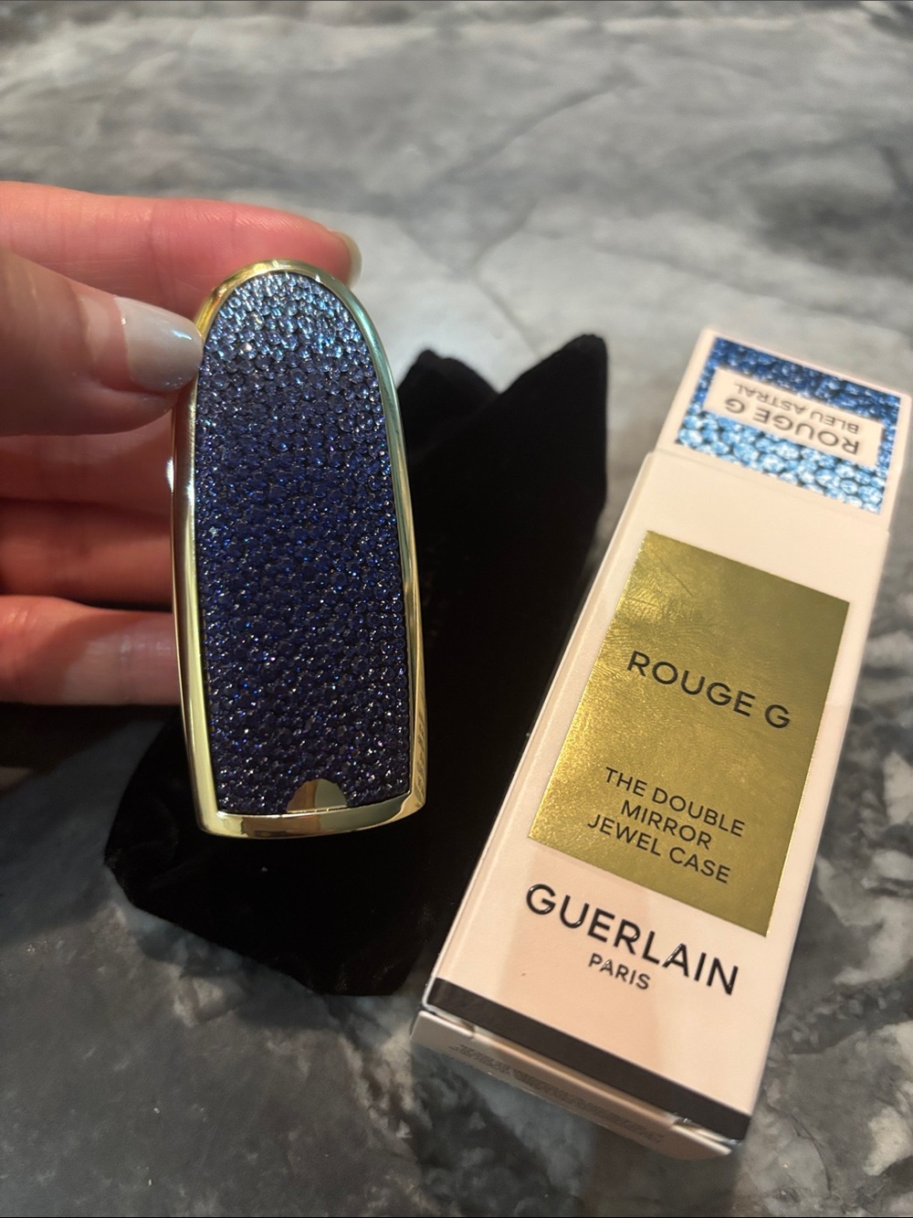 GUERLAIN Bleu Astral Double Mirror Jewel Case